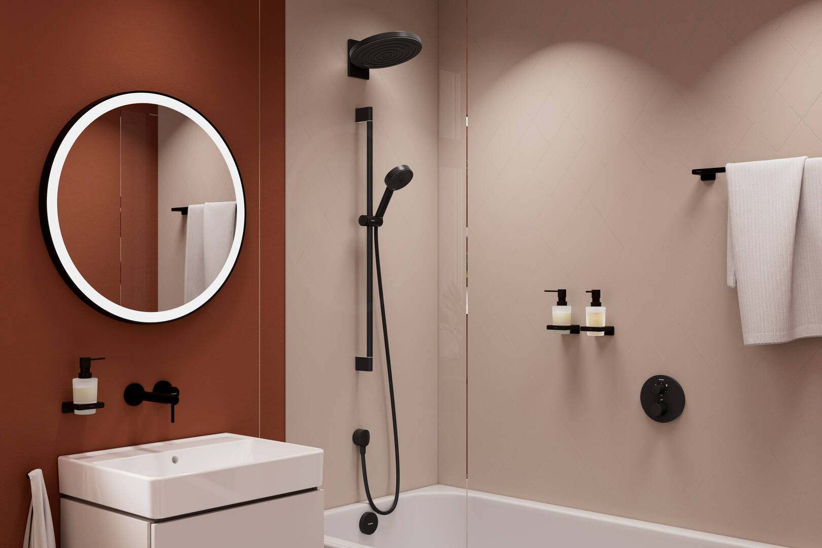 Close-up: Basic set for waste and overflow set for bathtubs 7