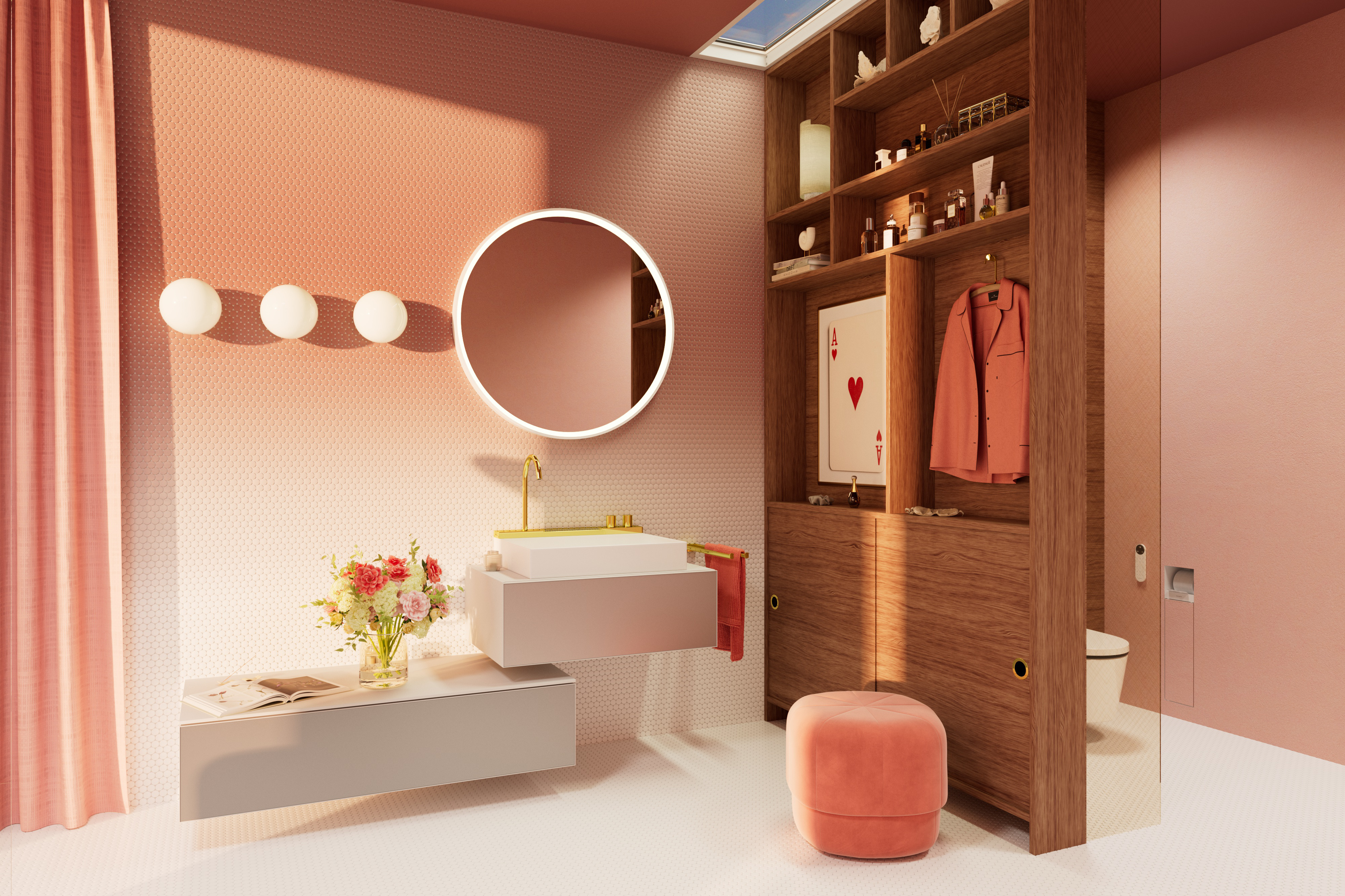 Close-up: Towel holder twin-handle 1