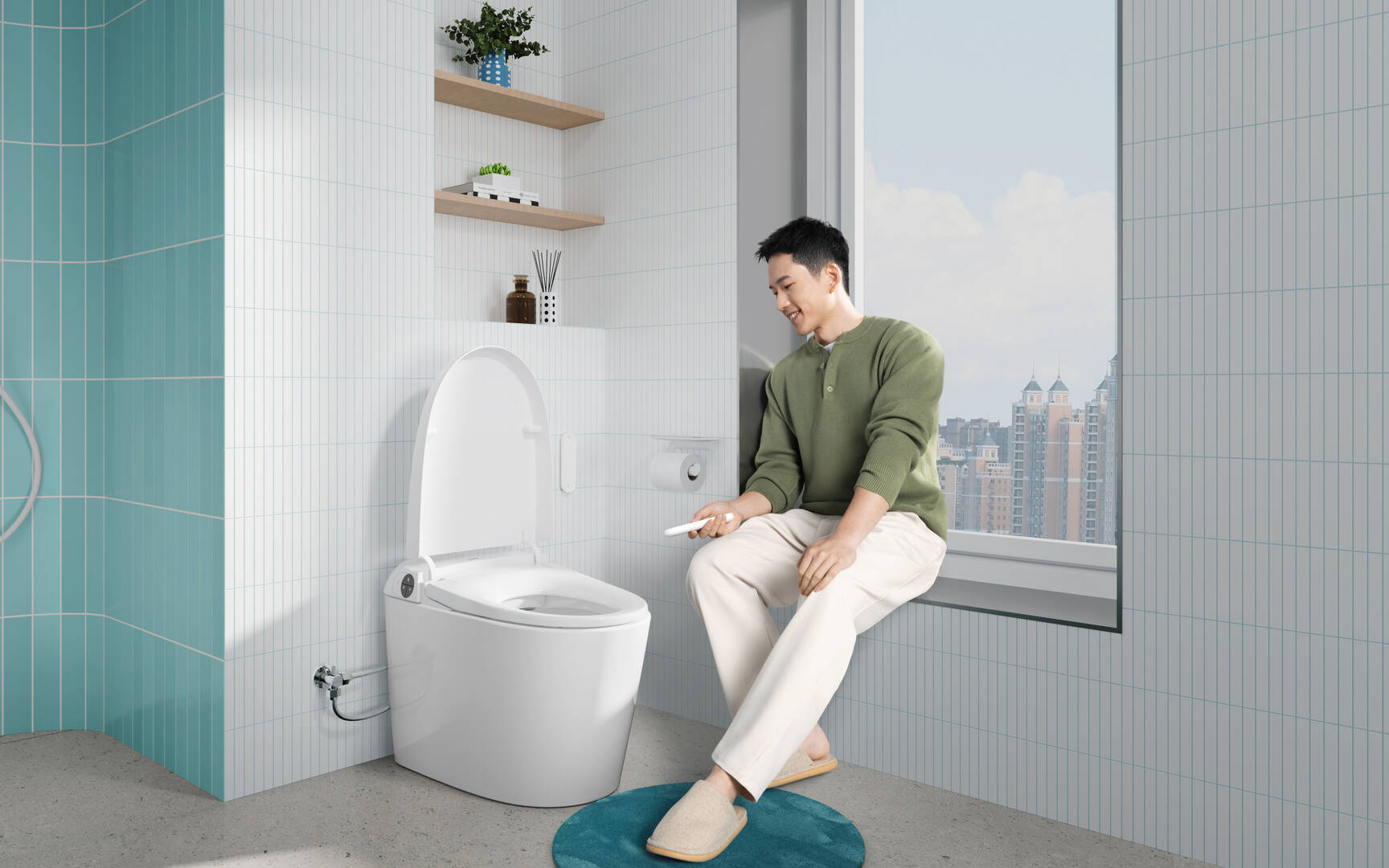 关闭：纯境 全智能落地坐便器豪华版 400mm 8