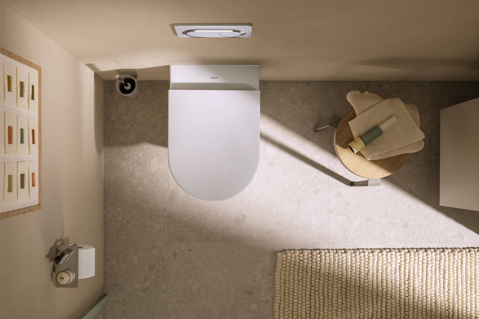 Primer plano: Set de inodoro supendido 540 AquaChannel Flush con asiento y tapa 1