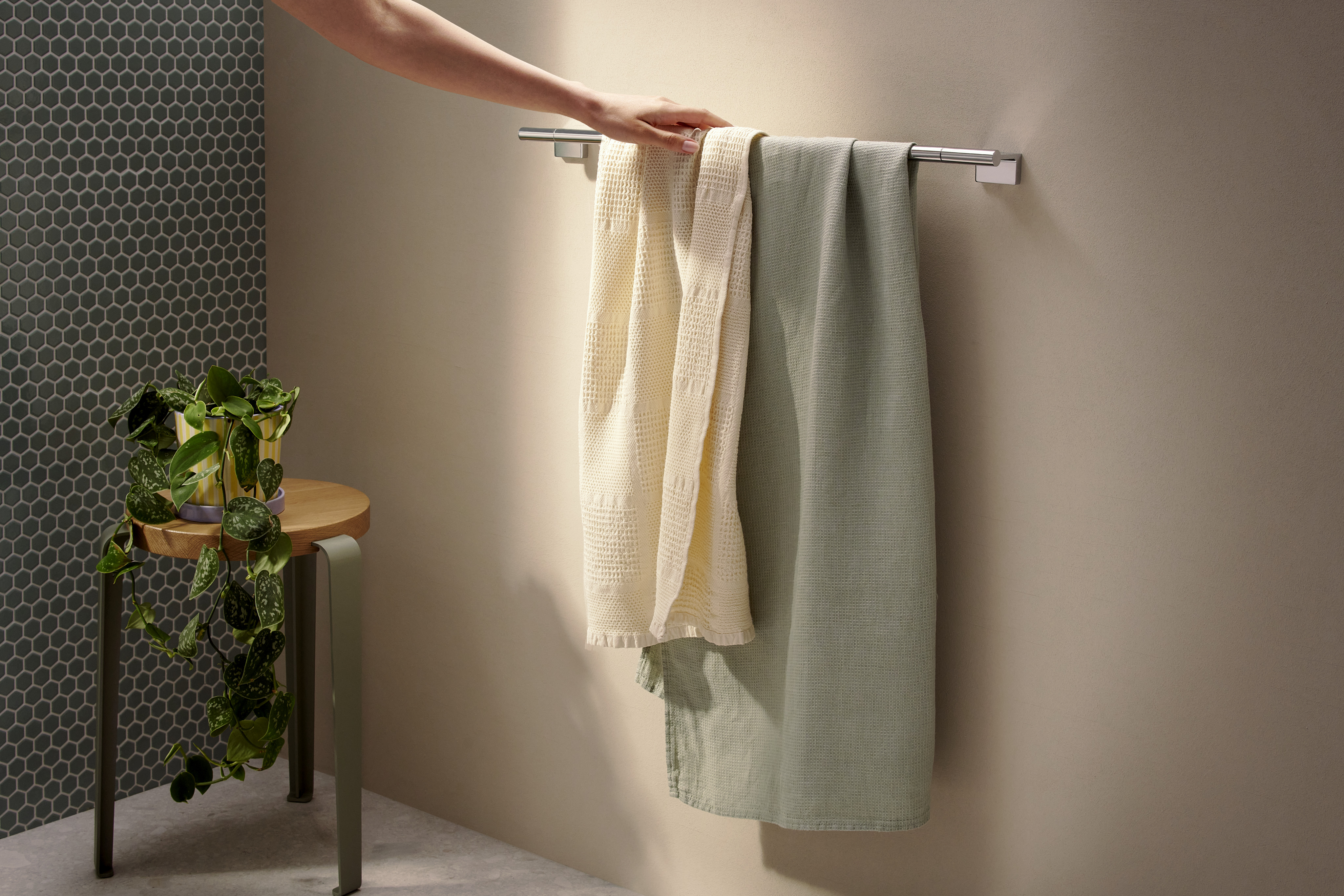 Close-Up: Badetuchhalter 1