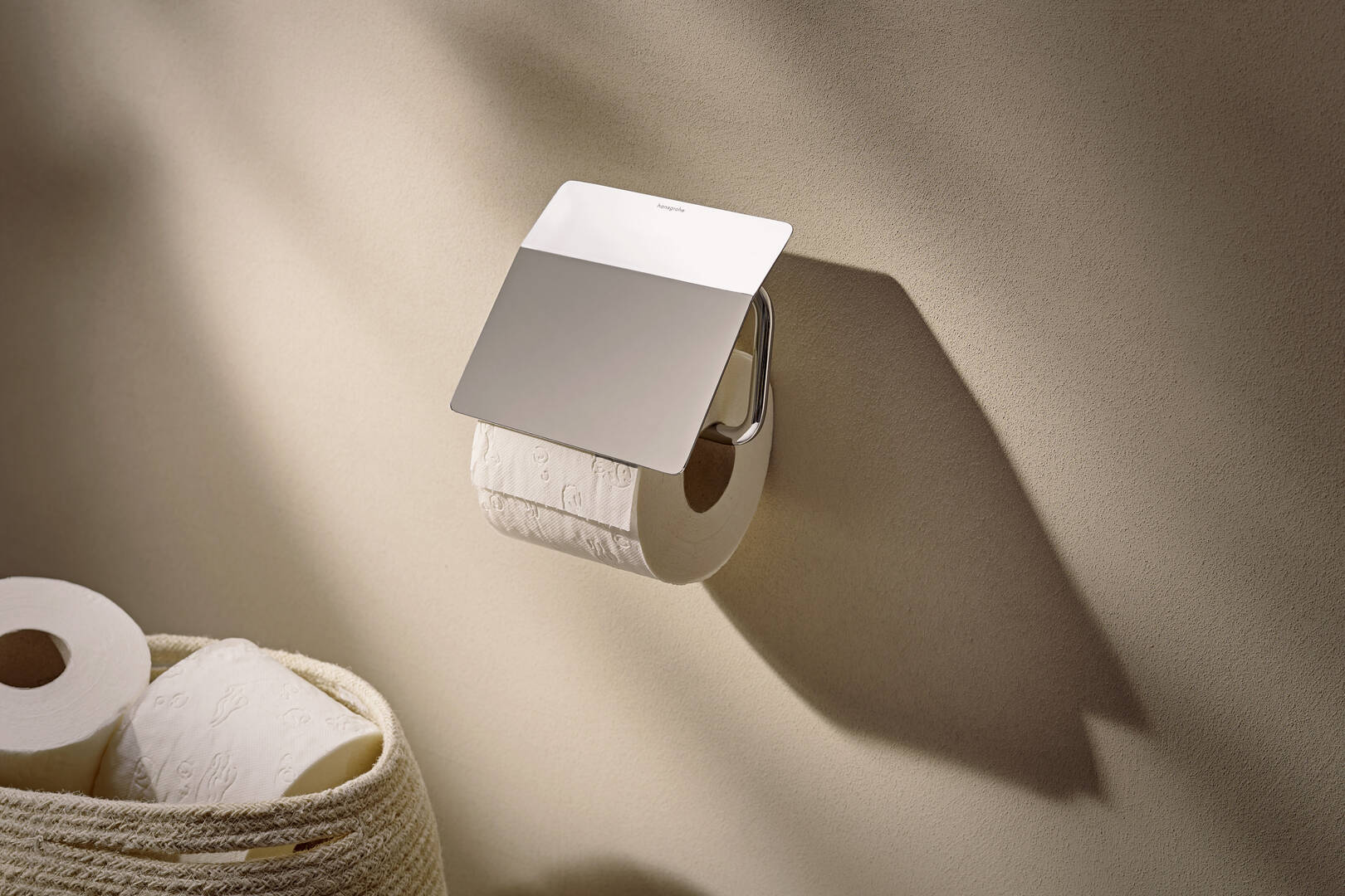 Close-Up: Papierrollenhalter mit Deckel 1