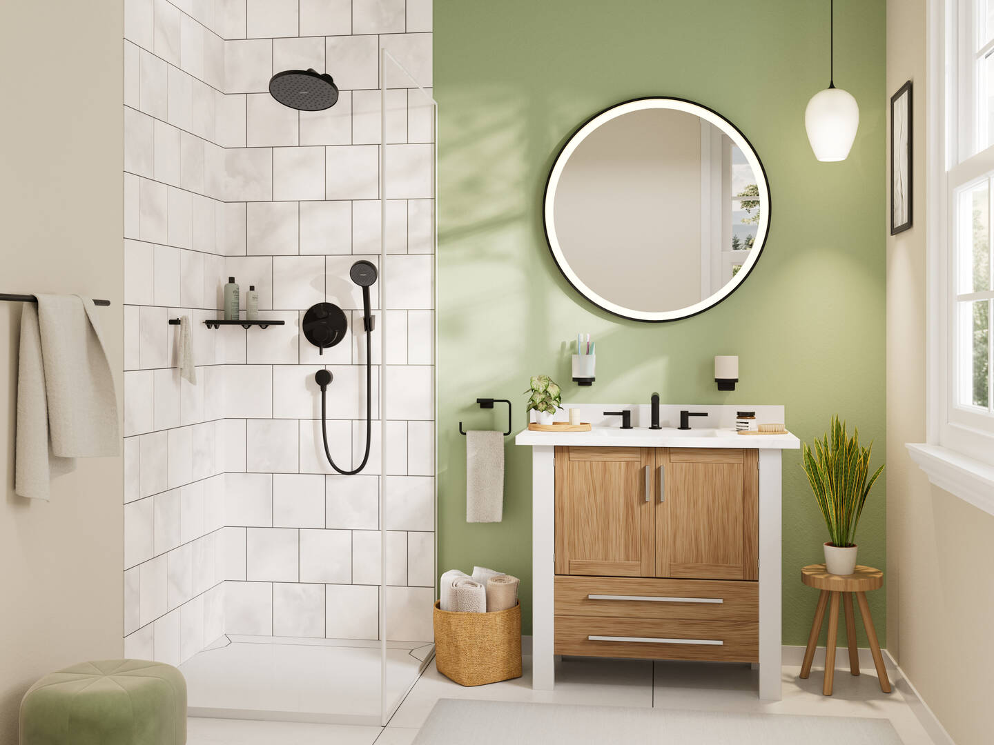 Close-up: Showerarm Standard 9" 1