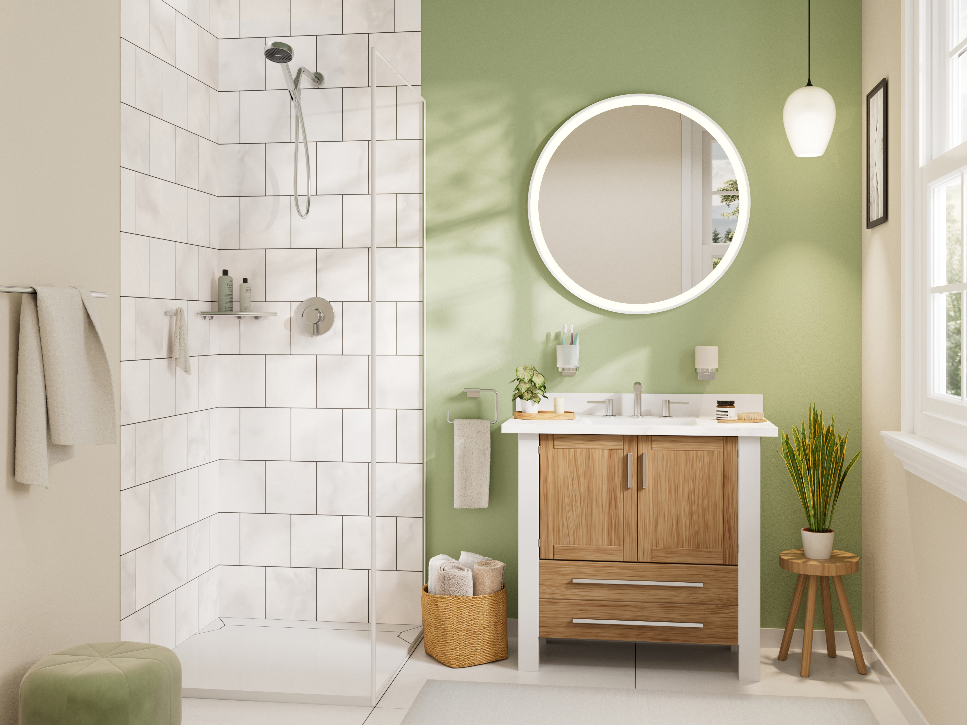 Close-up: Showerarm Standard 9" 1