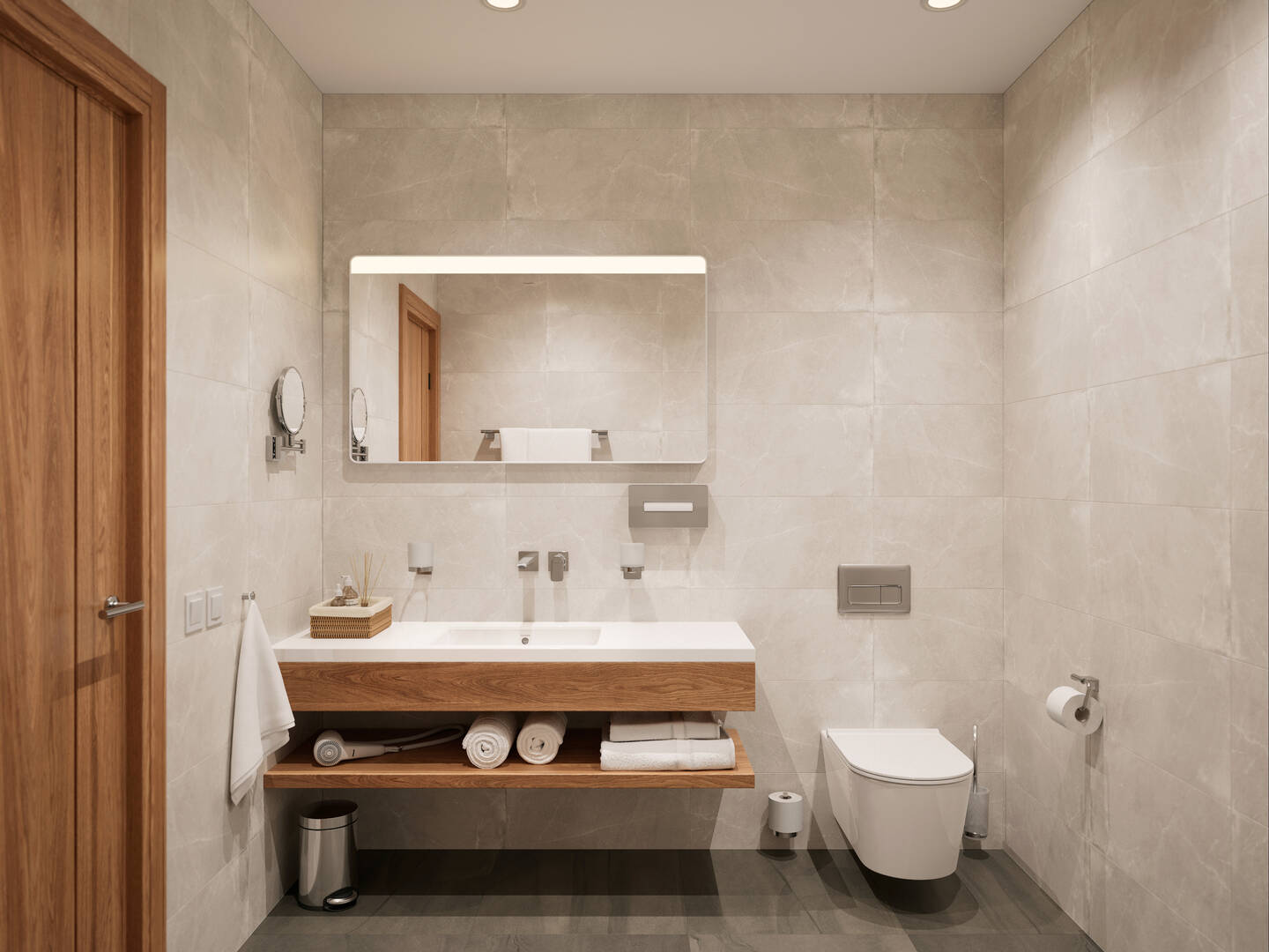 Close-up: Under counter basin 500/350 without tap hole and with overflow  SmartClean