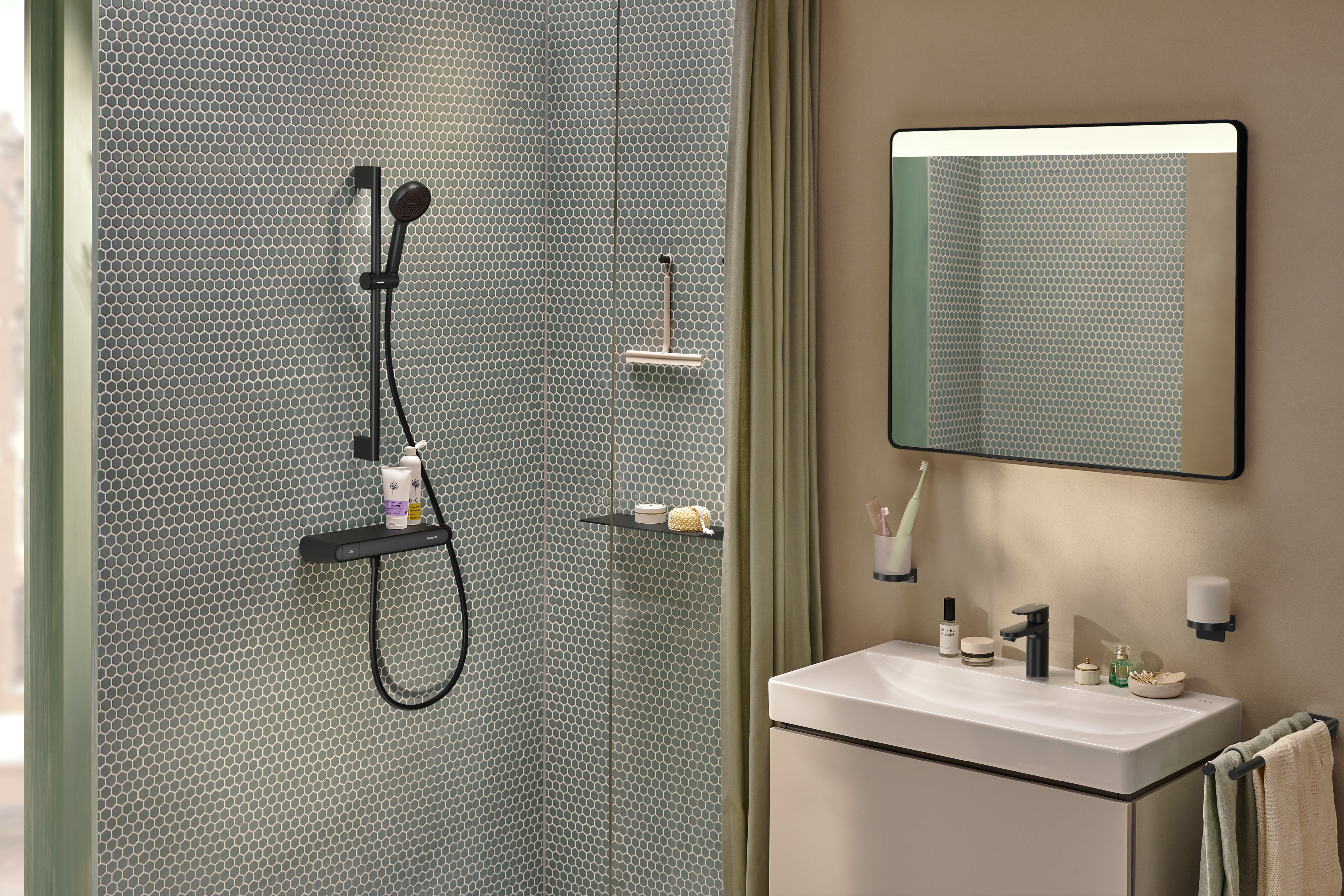 Close-up: Douchethermostaat 360 opbouw 4