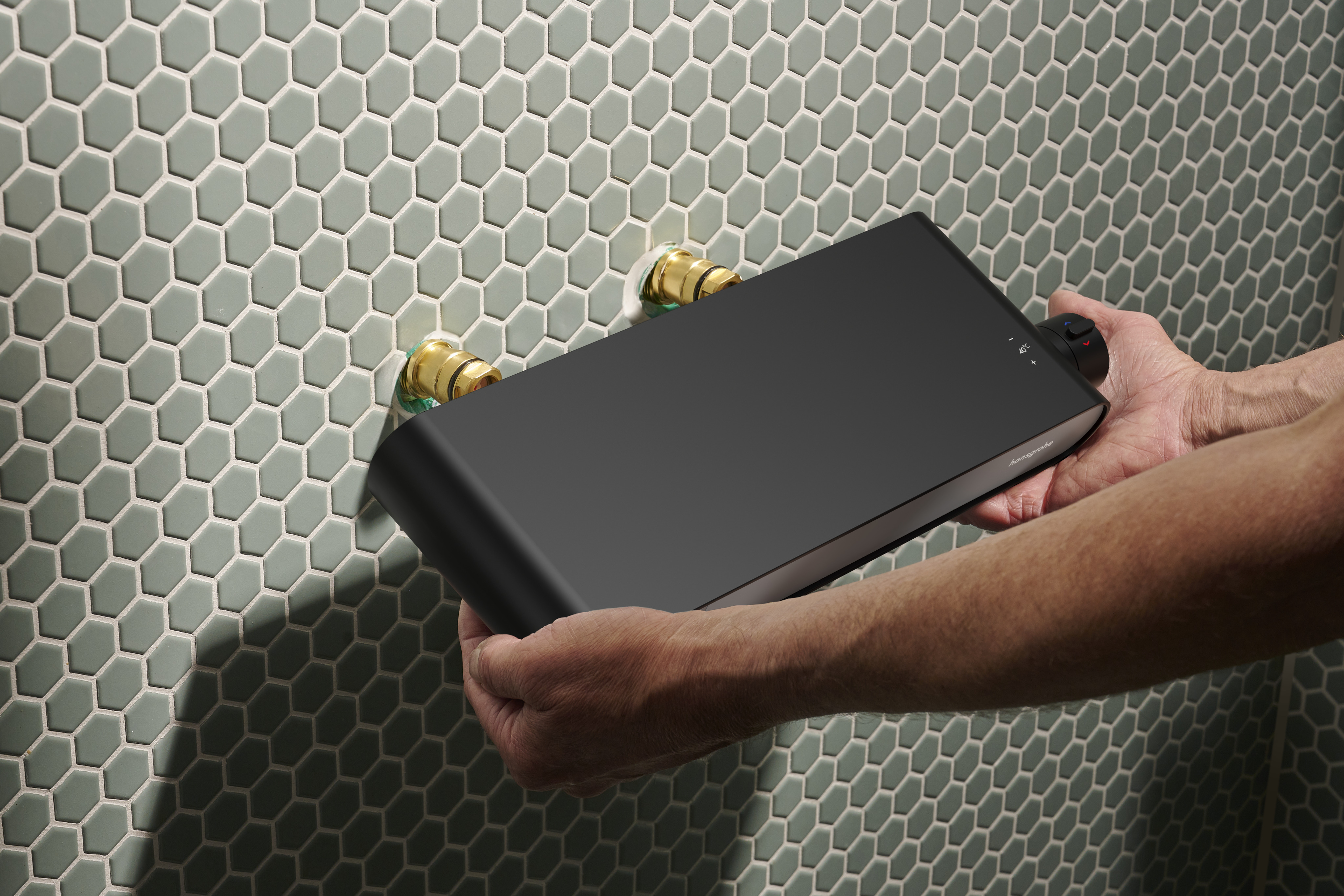 Close-up: Douchethermostaat 360 opbouw 11