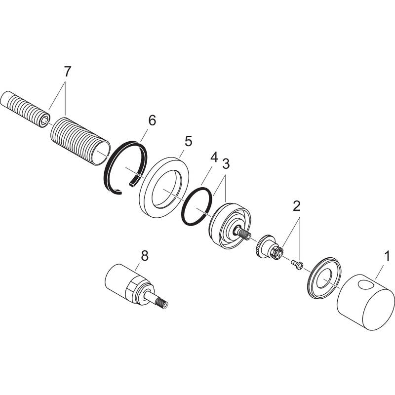 Valvola Di Arresto Hansgrohe 94149000 - Ceramica, Qualità Tedesca - Foto 10
