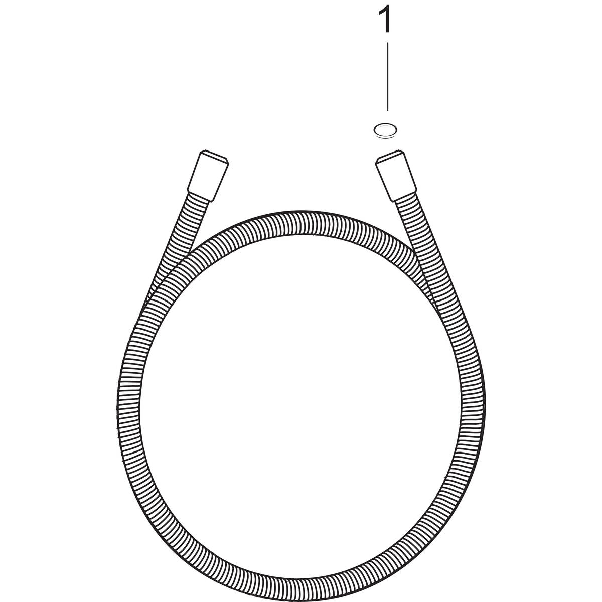 Flexible de douche, 125 cm (022-XGL) - OMNIRES
