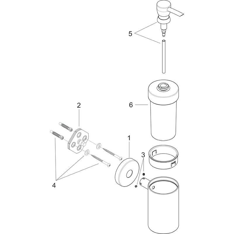 hansgrohe soap dispenser replacement bottle