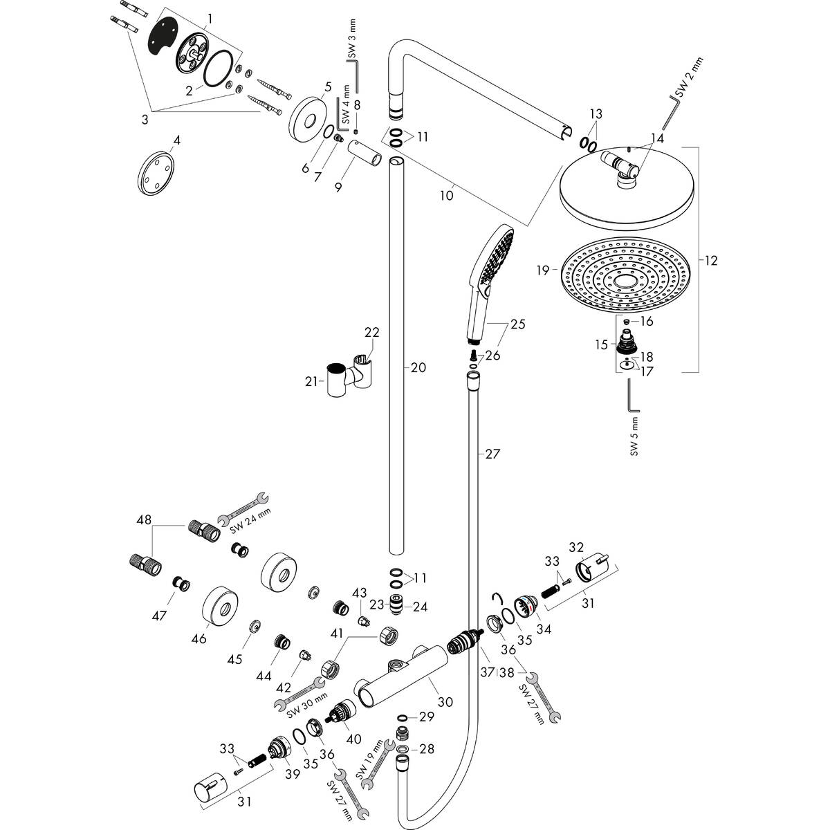 Spare parts for products 27133400