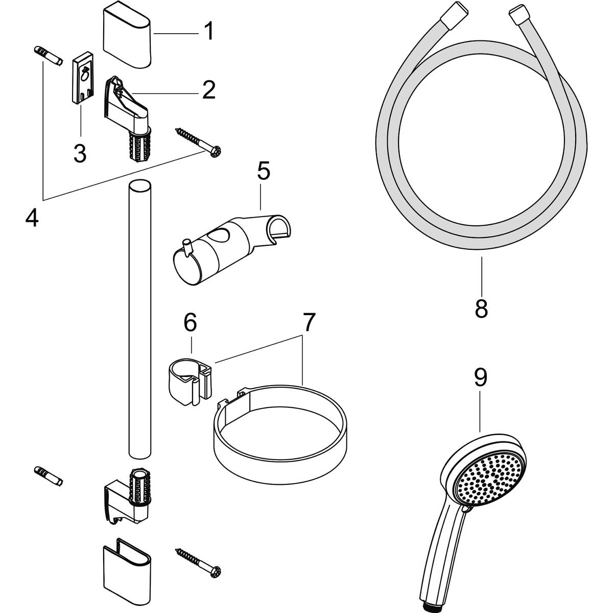 Sociale wetenschappen vervangen Rot hansgrohe Wall bar sets: Croma 100, Shower set Vario with shower bar 65 cm  and soap dish, Item No. 27772000 | hansgrohe INT