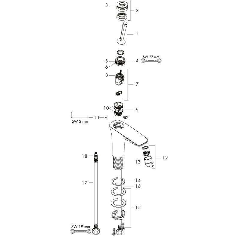 Spare parts for products 15070000