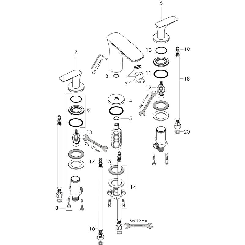 Spare parts for products 15073000