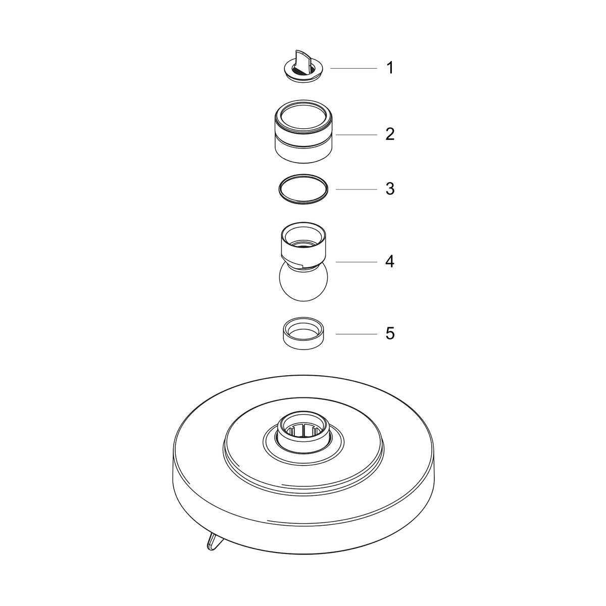 Hansgrohe Raindance Select S douchette à main 150 3 jets, 28587