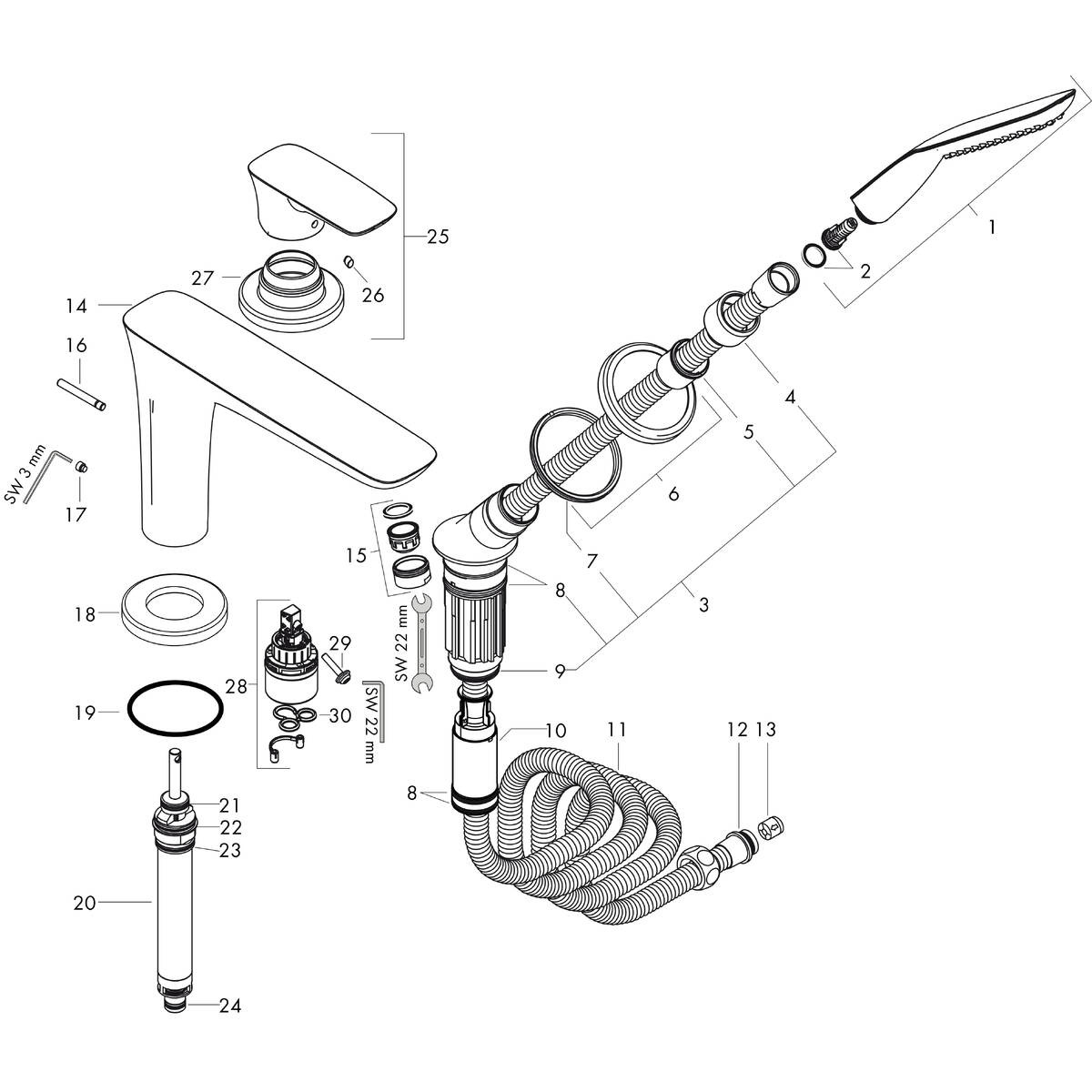 Spare parts for products 15432000