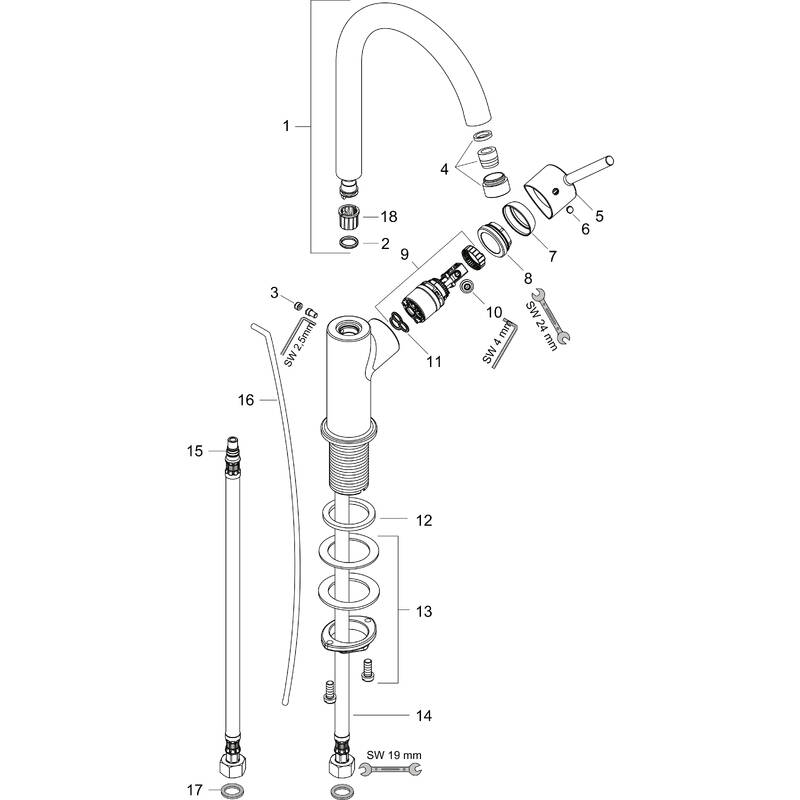 Spare parts for products 32084000