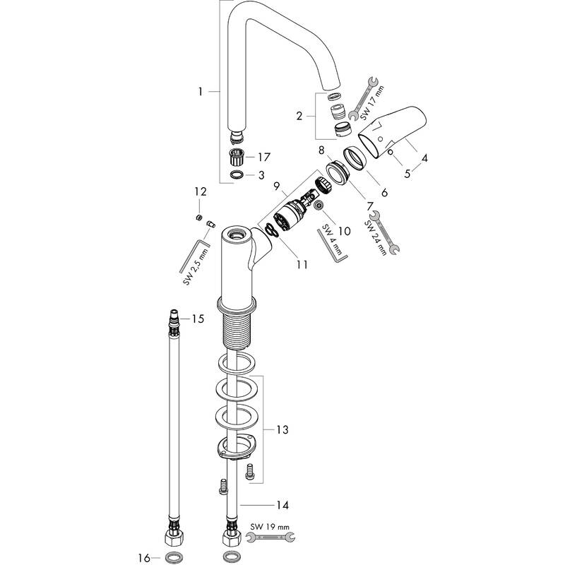 Spare parts for products 31519000