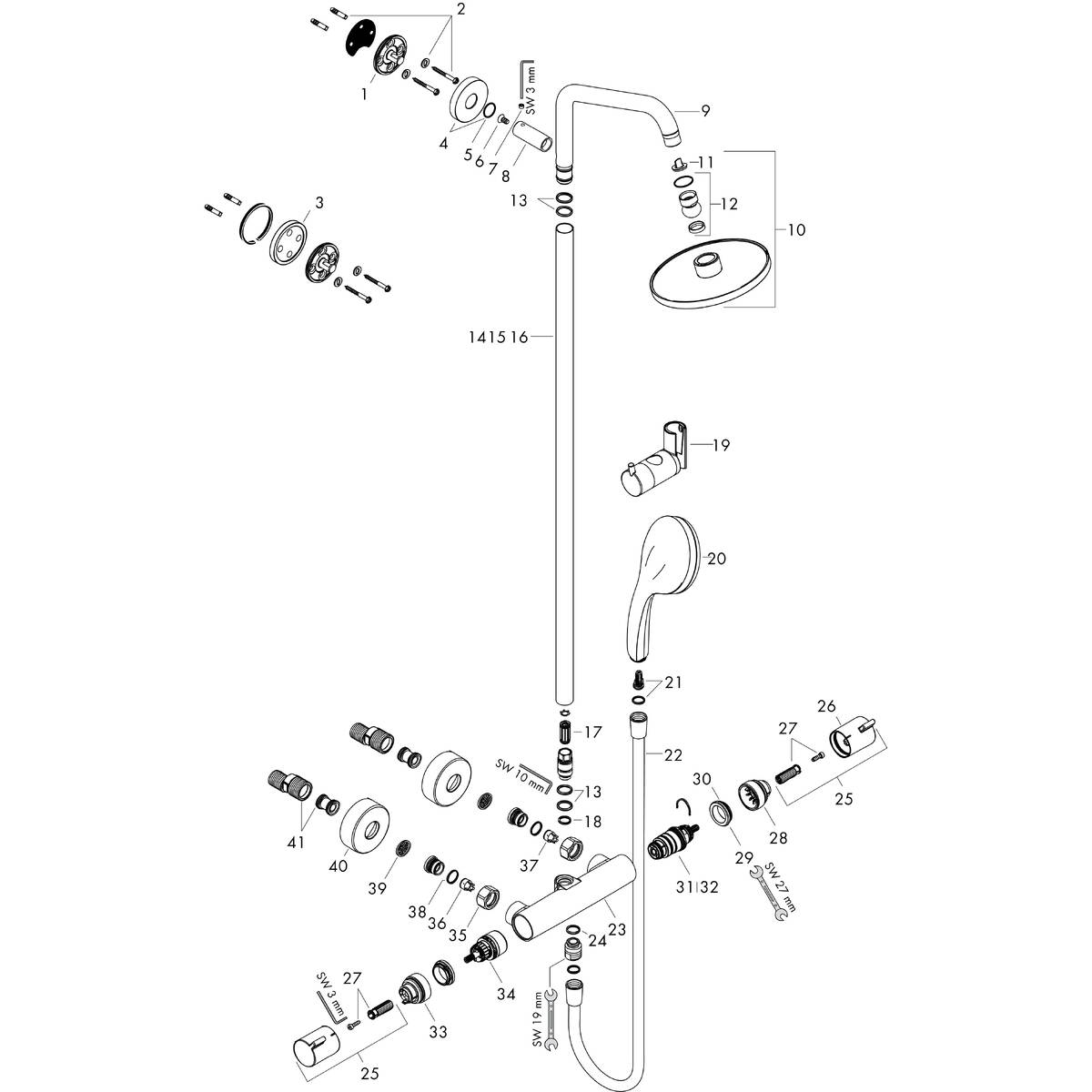 Spare parts for products 27135000