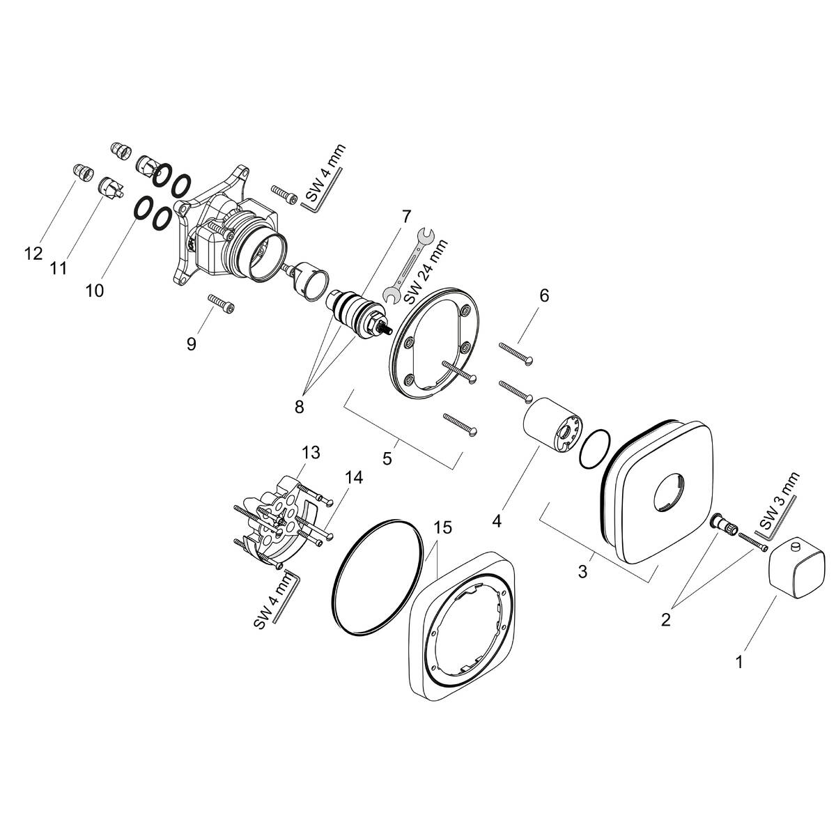 Spare parts for products 15772000