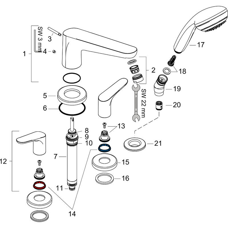 Spare parts for products 31936000