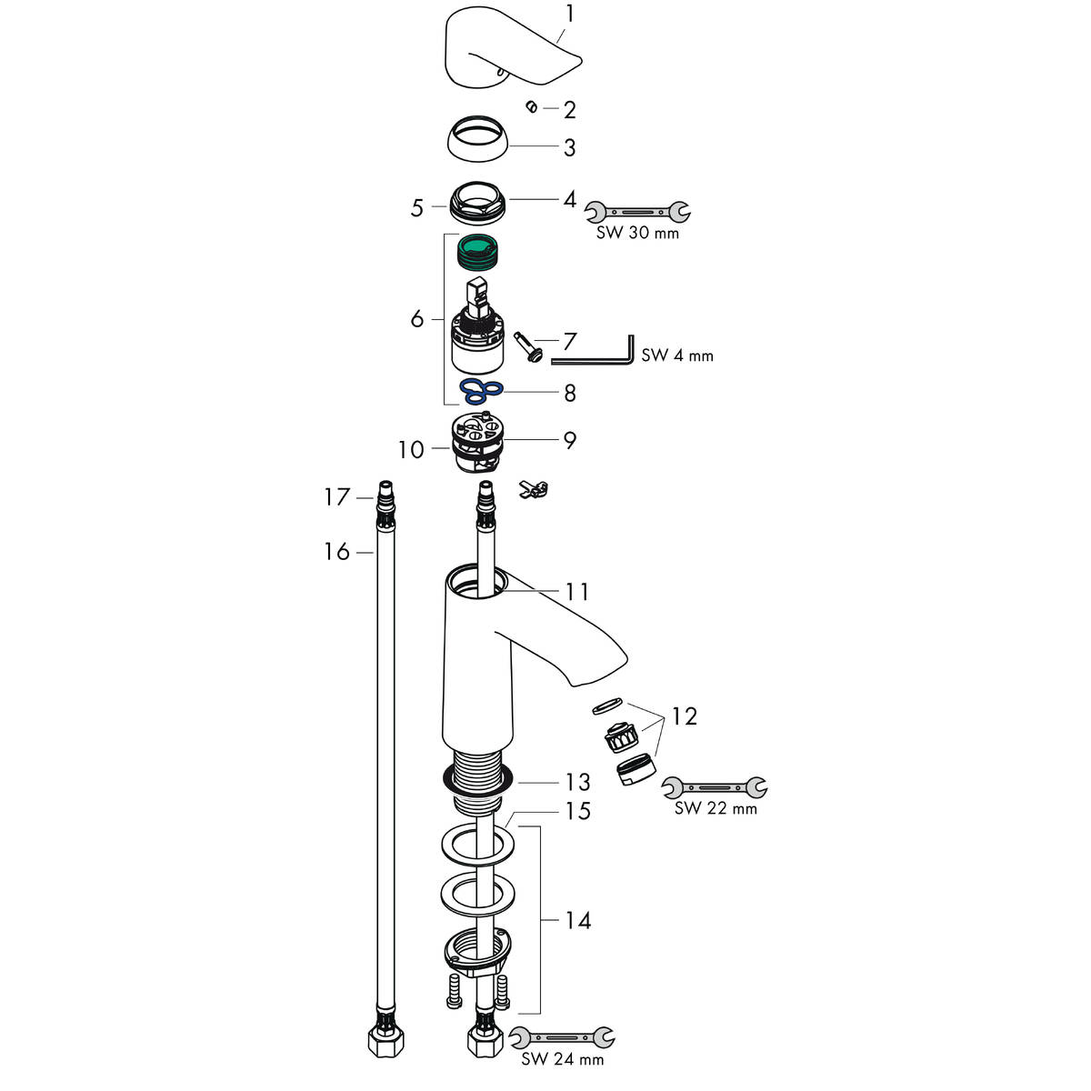 Spare parts for products 31084003