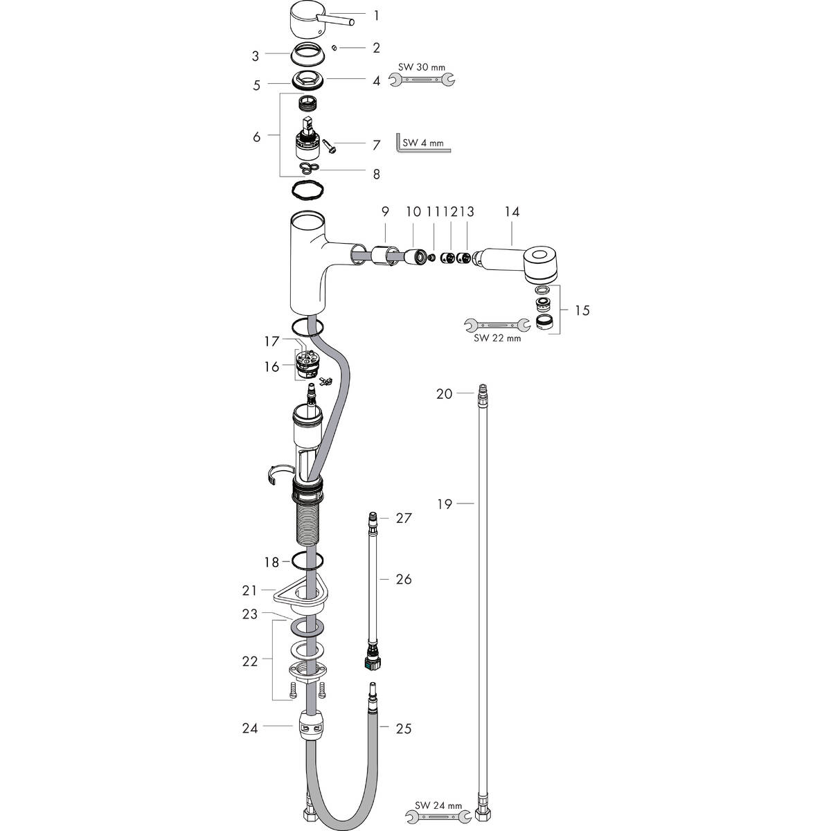Spare parts for products 32841009