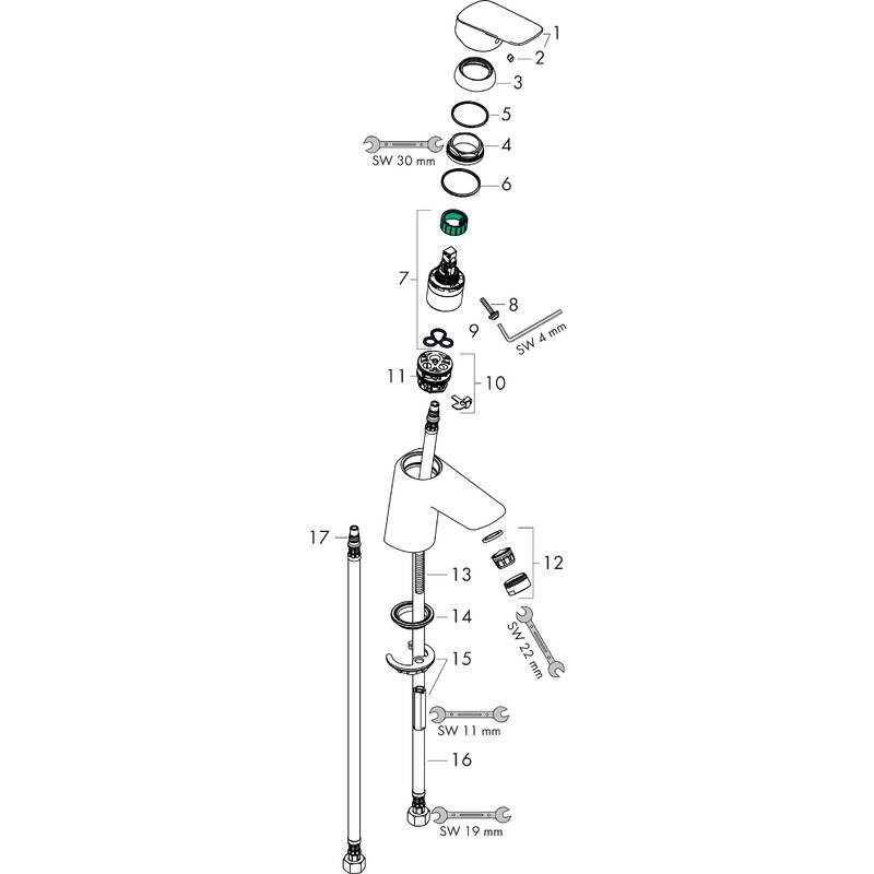 Spare parts for products 71076000