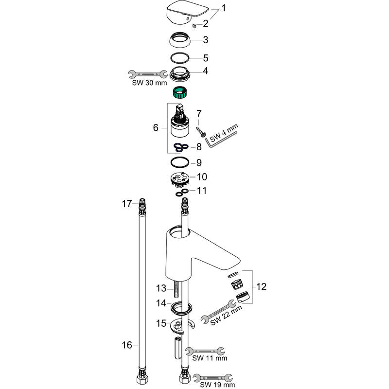 Spare parts for products 71311000