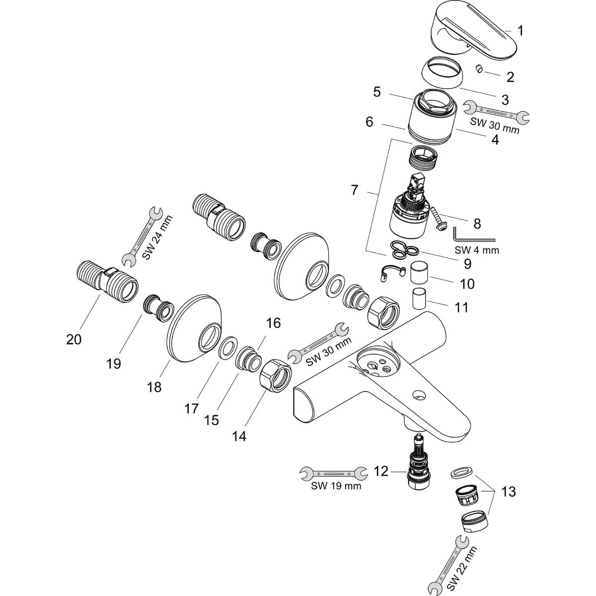 Spare parts for products 14124000
