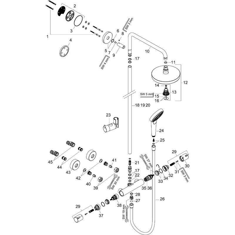 Spare parts for products 27253400