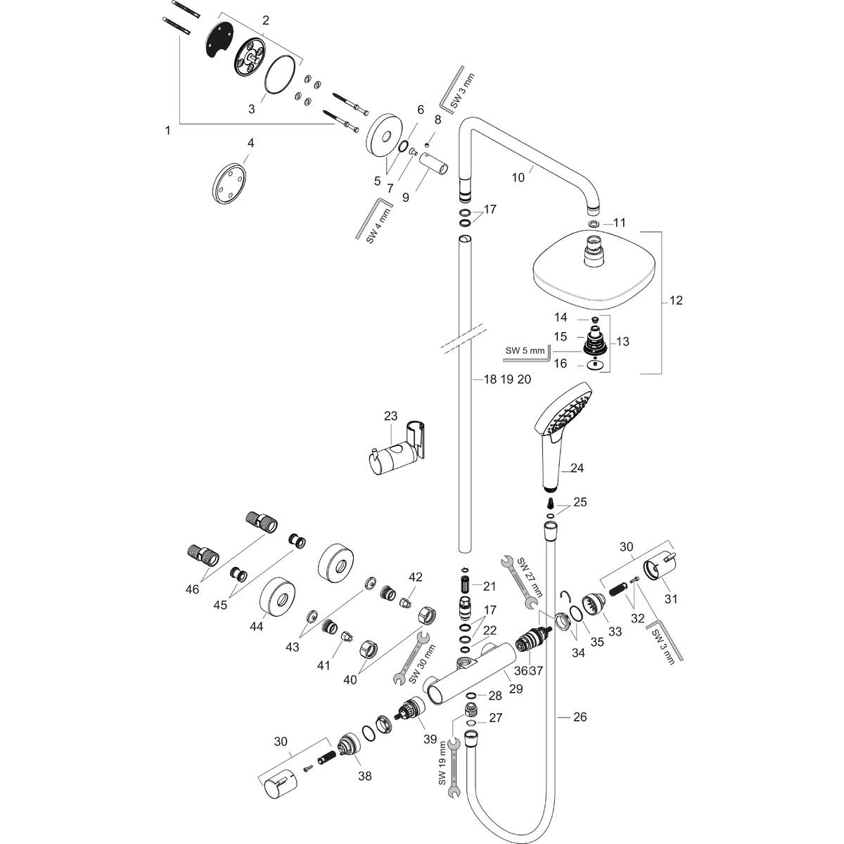 Spare parts for products 27256400