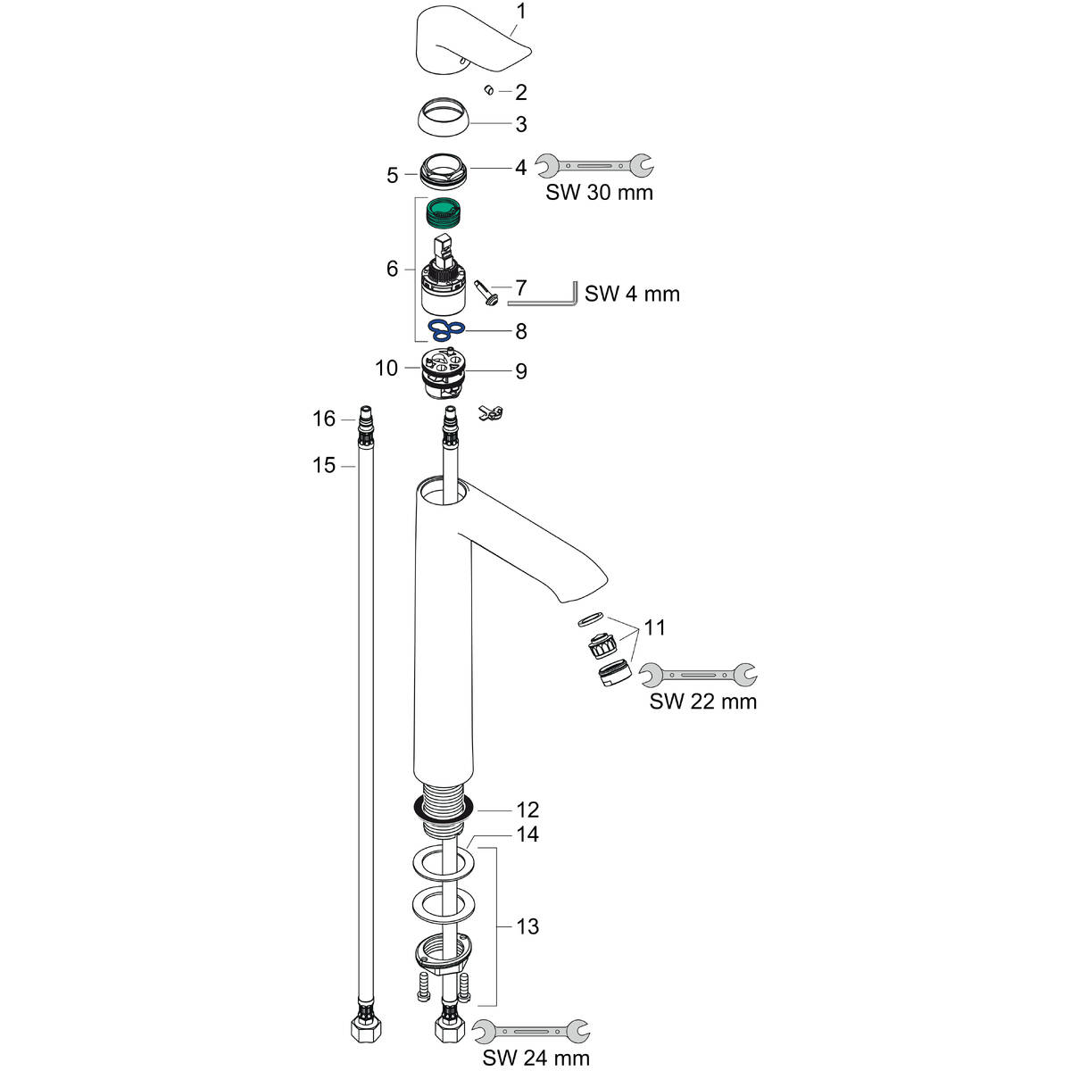 Spare parts for products 31082003