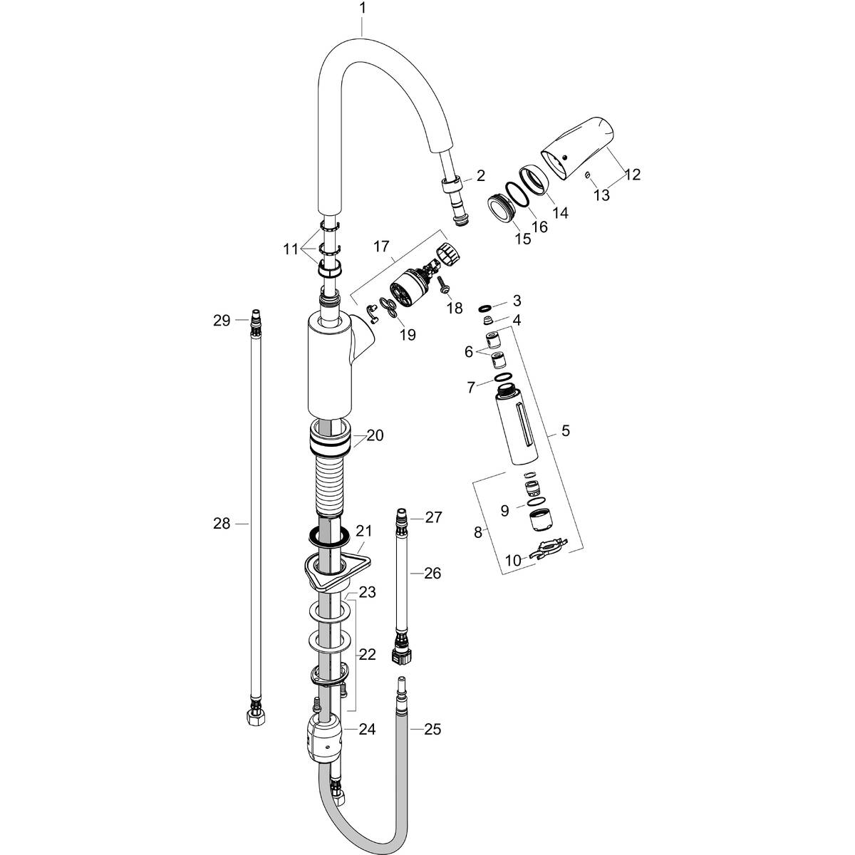 Spare parts for products 31815003