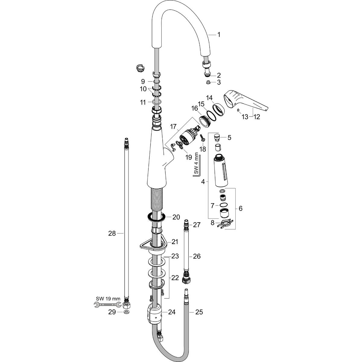 Spare parts for products 72813800