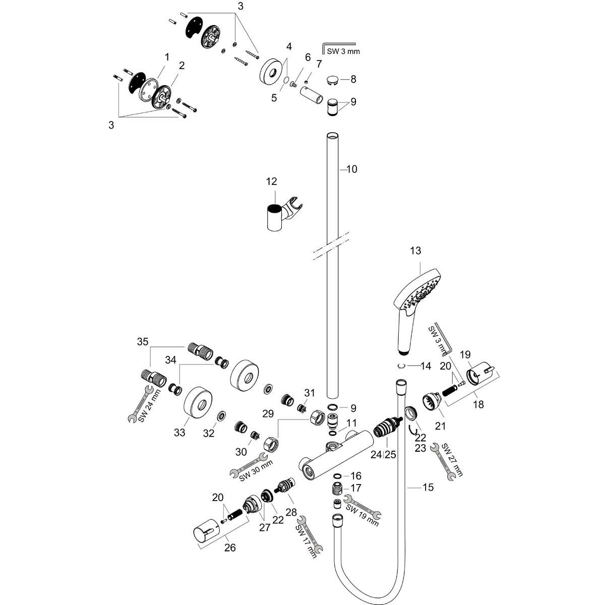 Spare parts for products 27249400