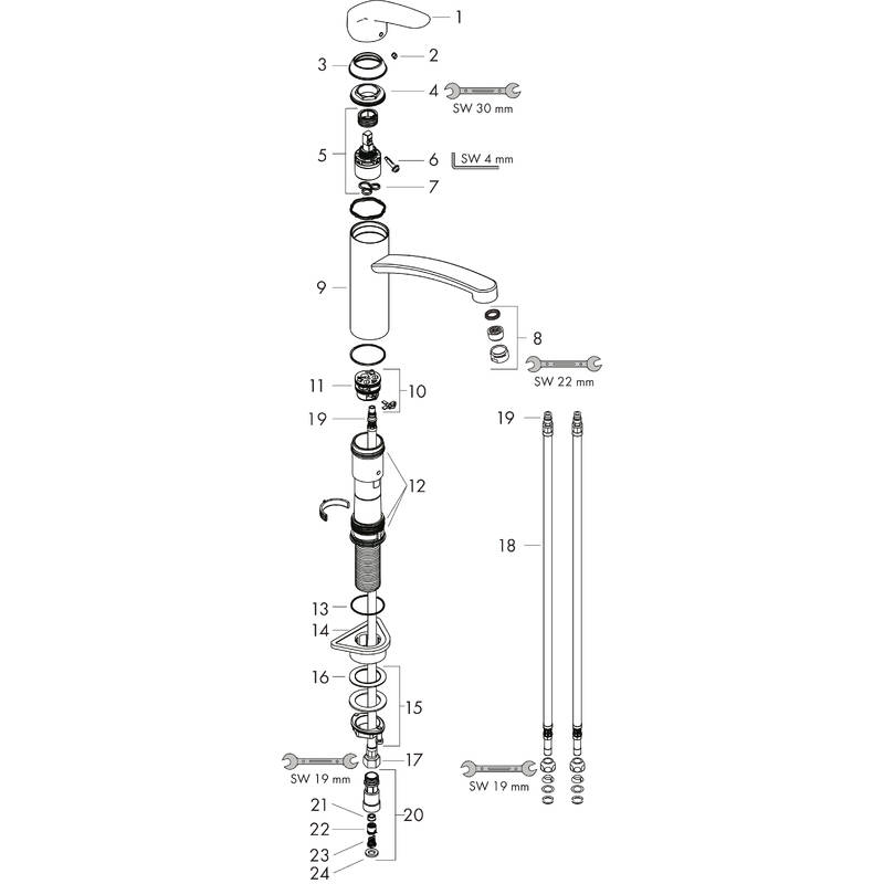 Spare parts for products 31804000