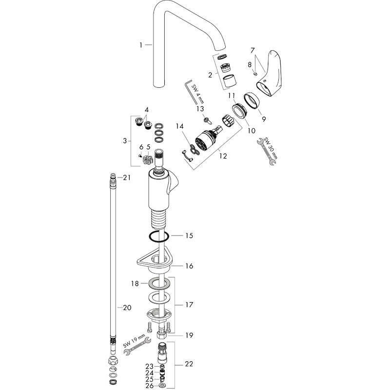 Spare parts for products 31822000
