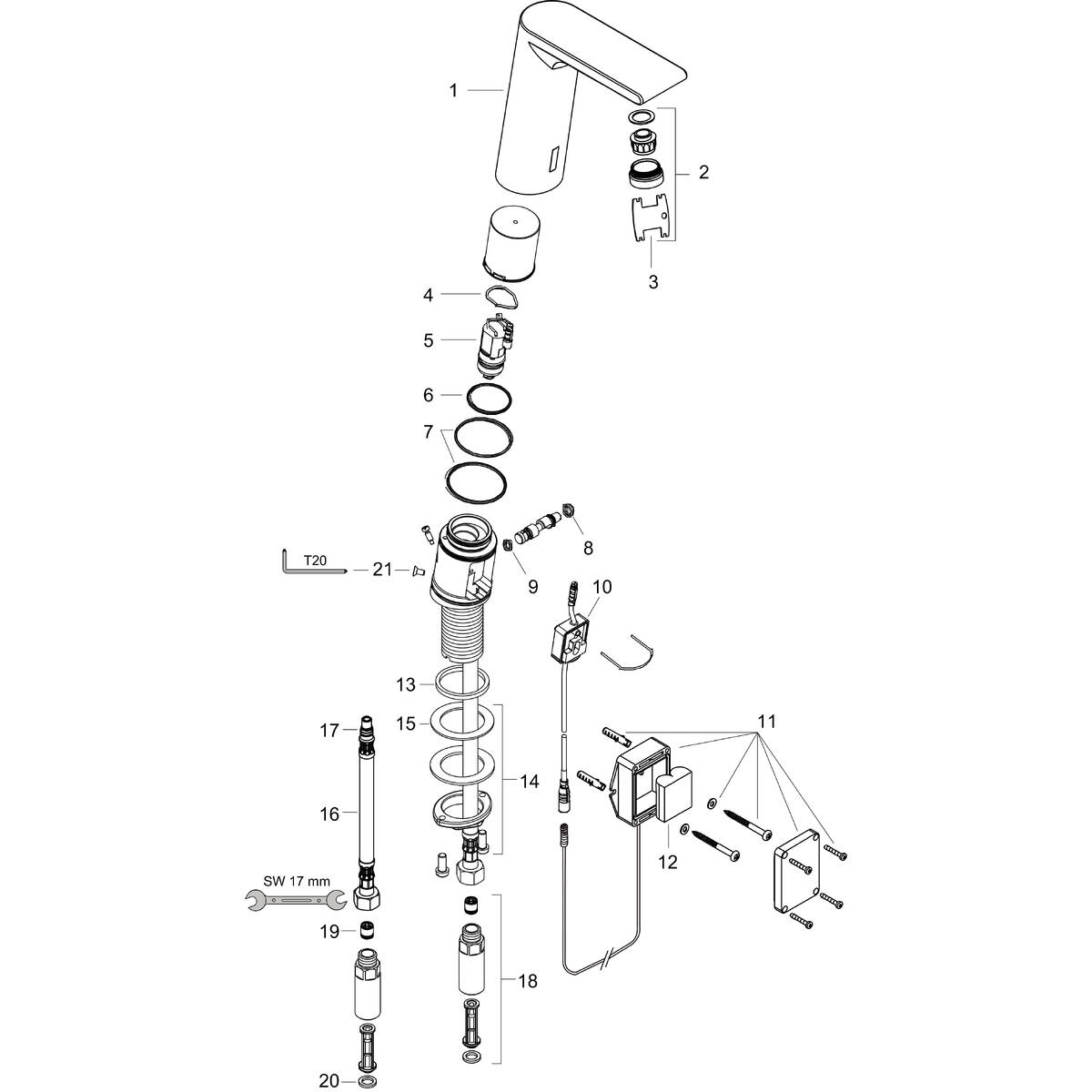 Spare parts for products 31101000