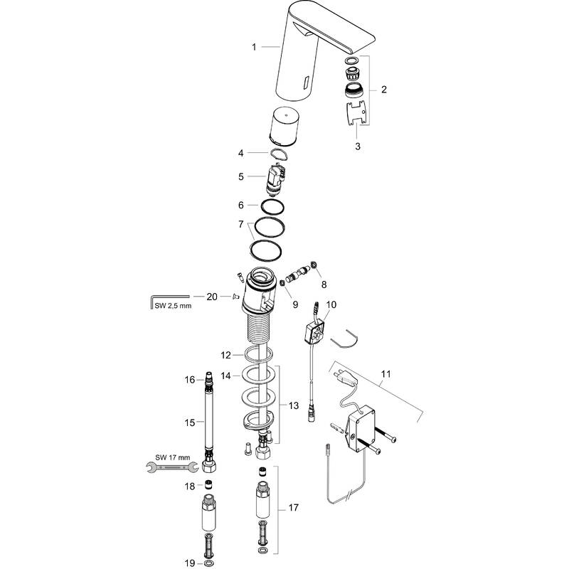 Spare parts for products 31103000