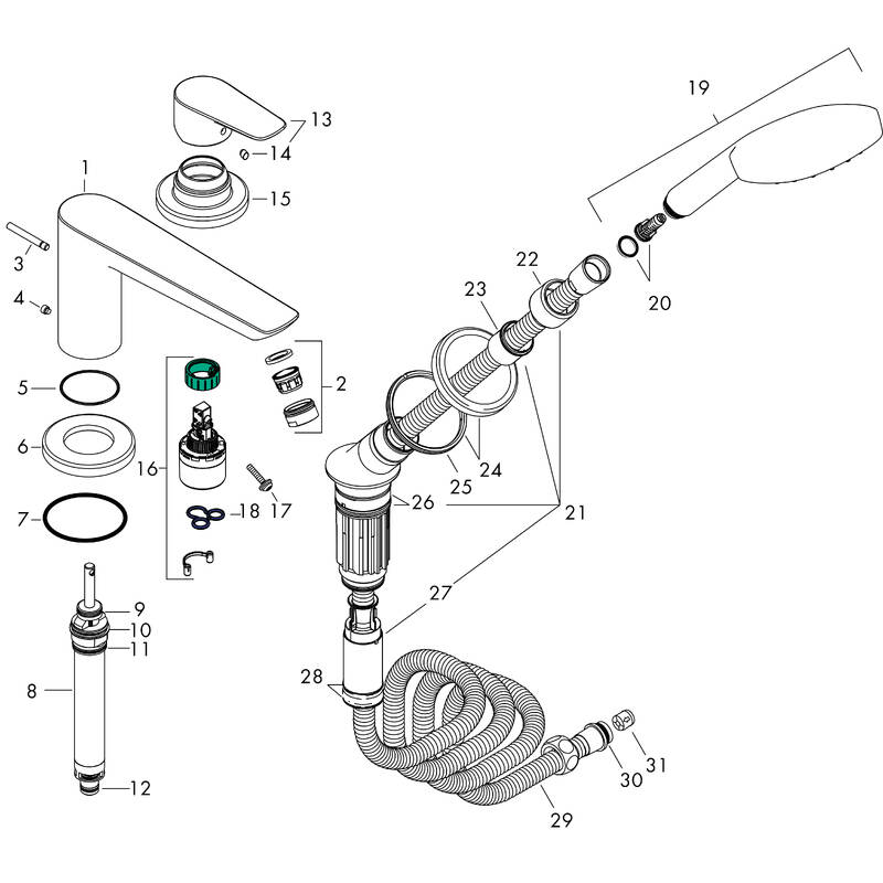 Spare parts for products 71730000