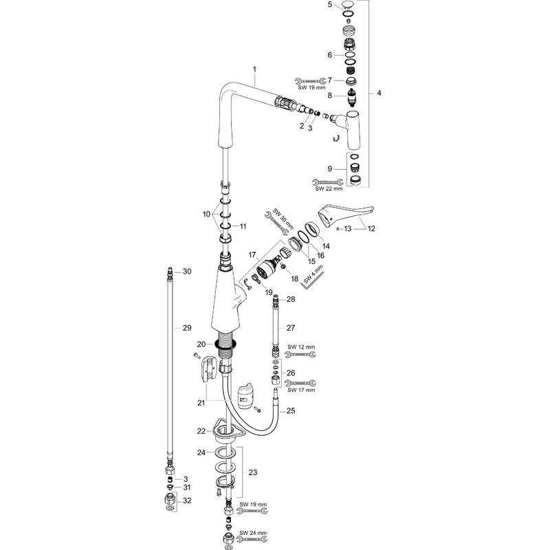 Spare parts for products 14884003