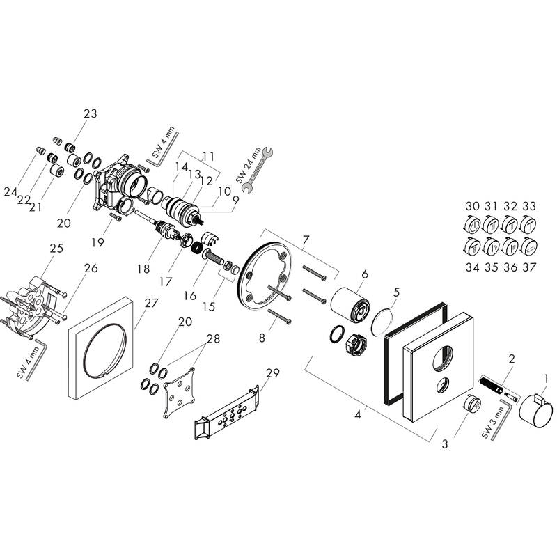 Spare parts for products 15735400