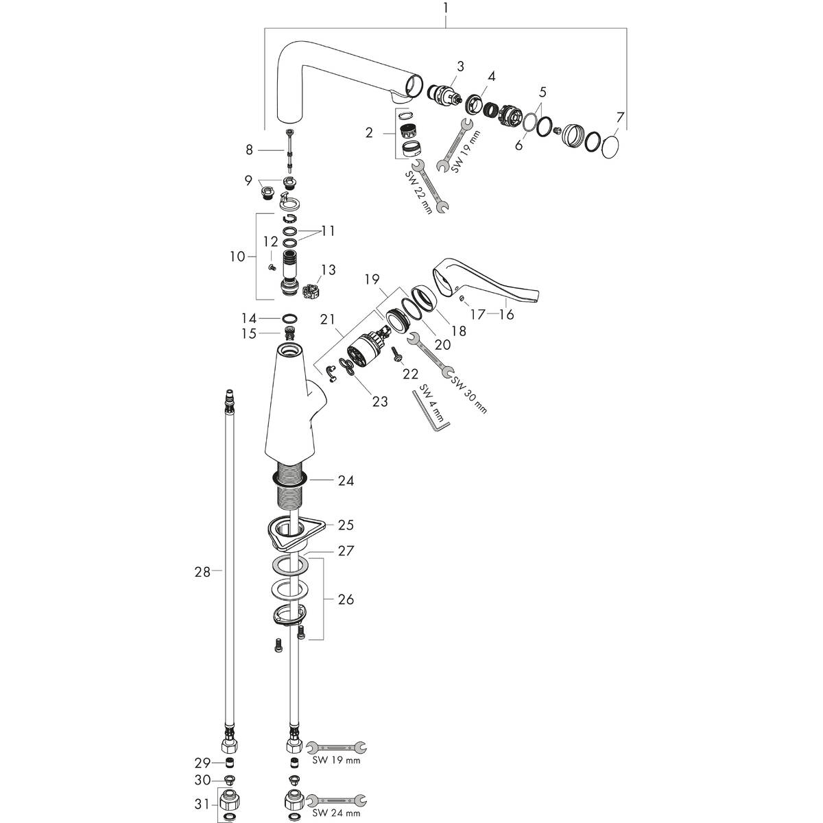 Spare parts for products 14883003