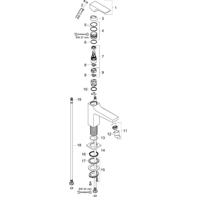Spare parts for products 32501000