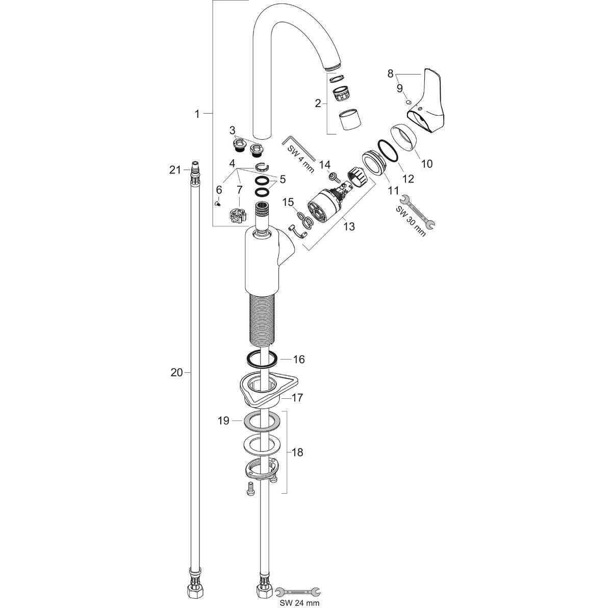 Spare parts for products 13862003