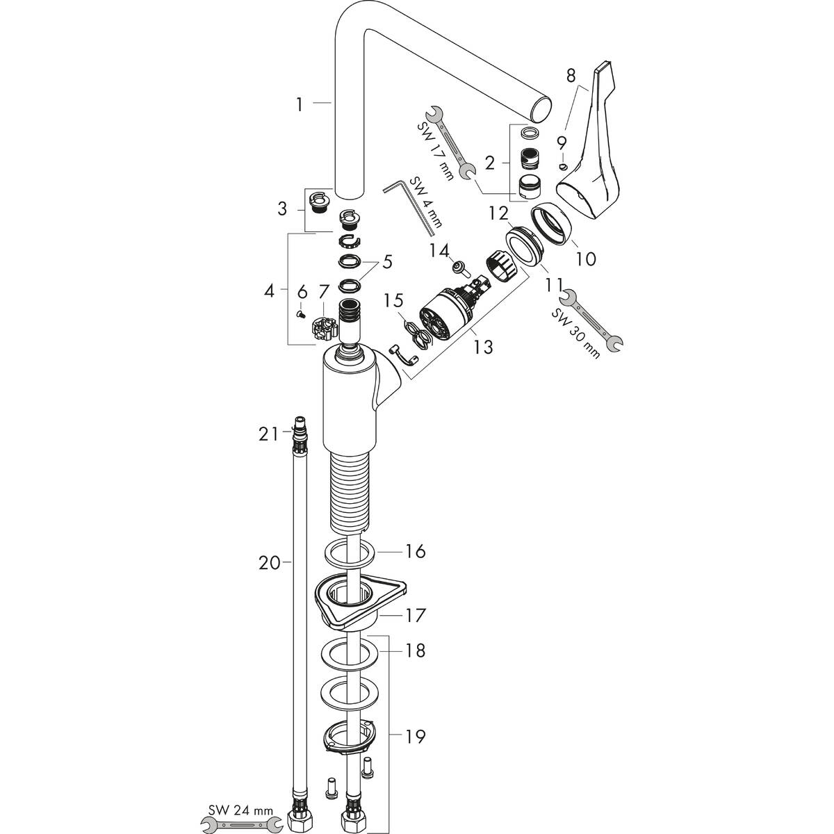 Spare parts for products 14802003