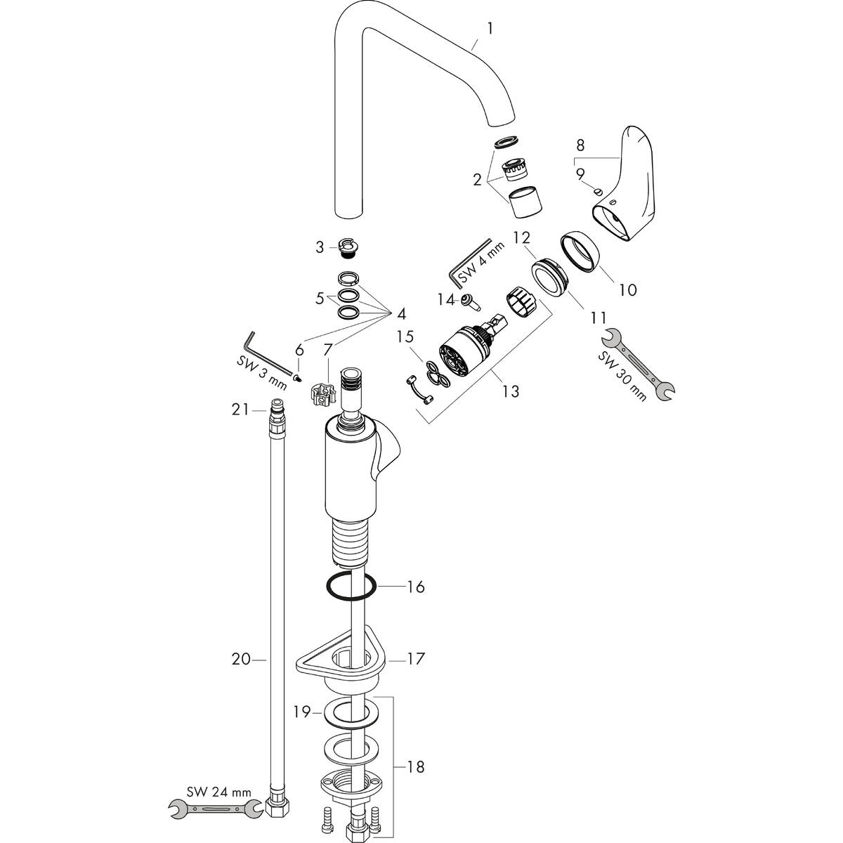 Spare parts for products 14816003