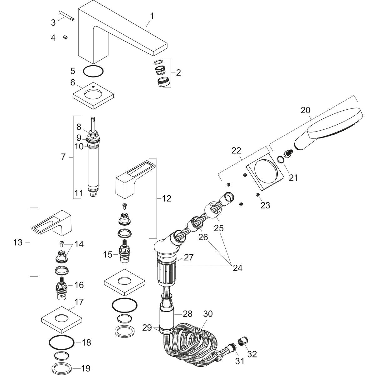 Spare parts for products 74552000
