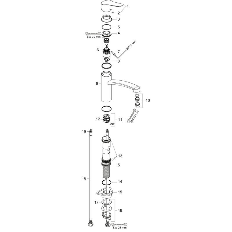 Spare parts for products 13861003